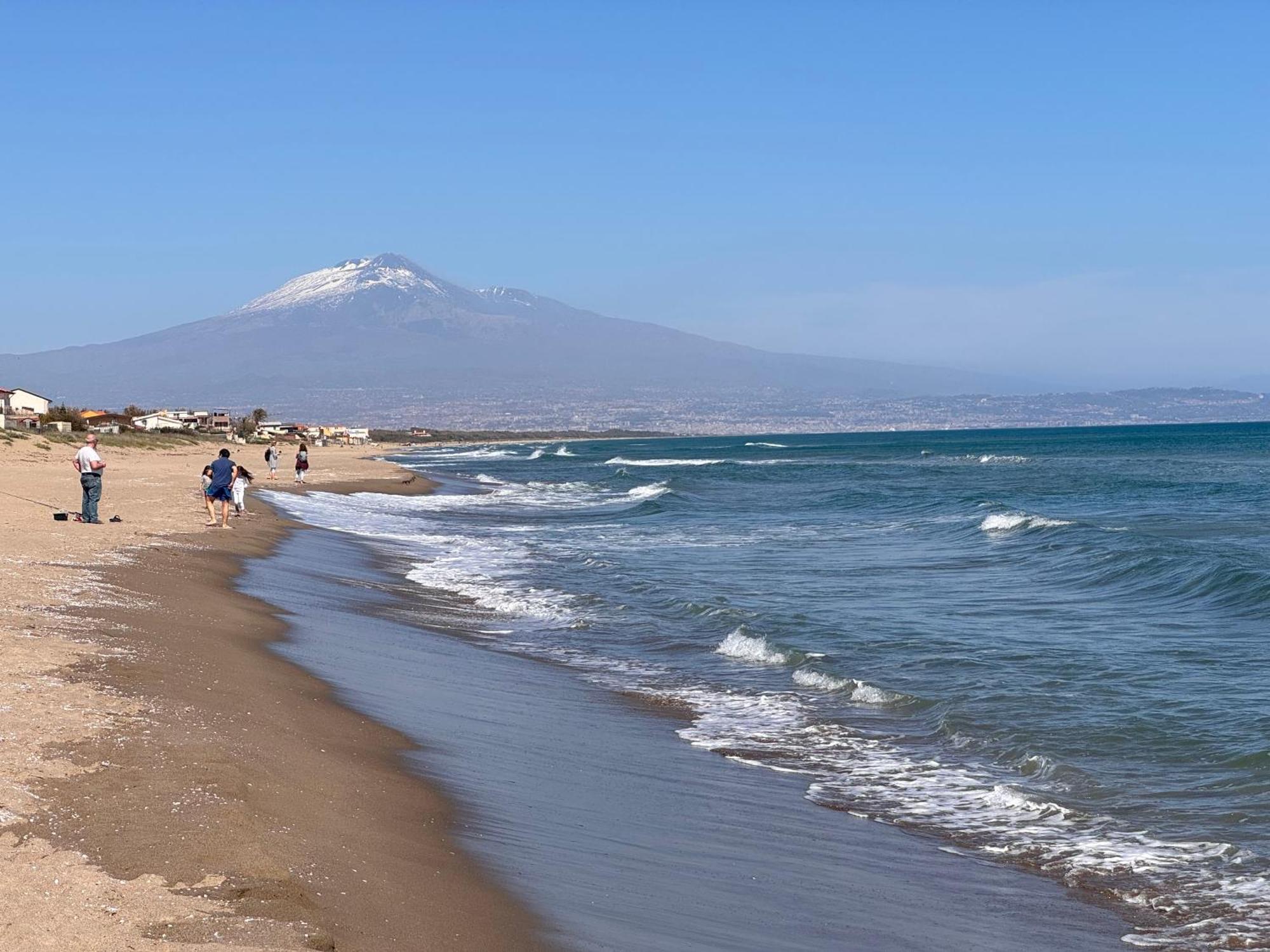 Paradiso Fronte Mare Villa Agnone Bagni Exterior foto