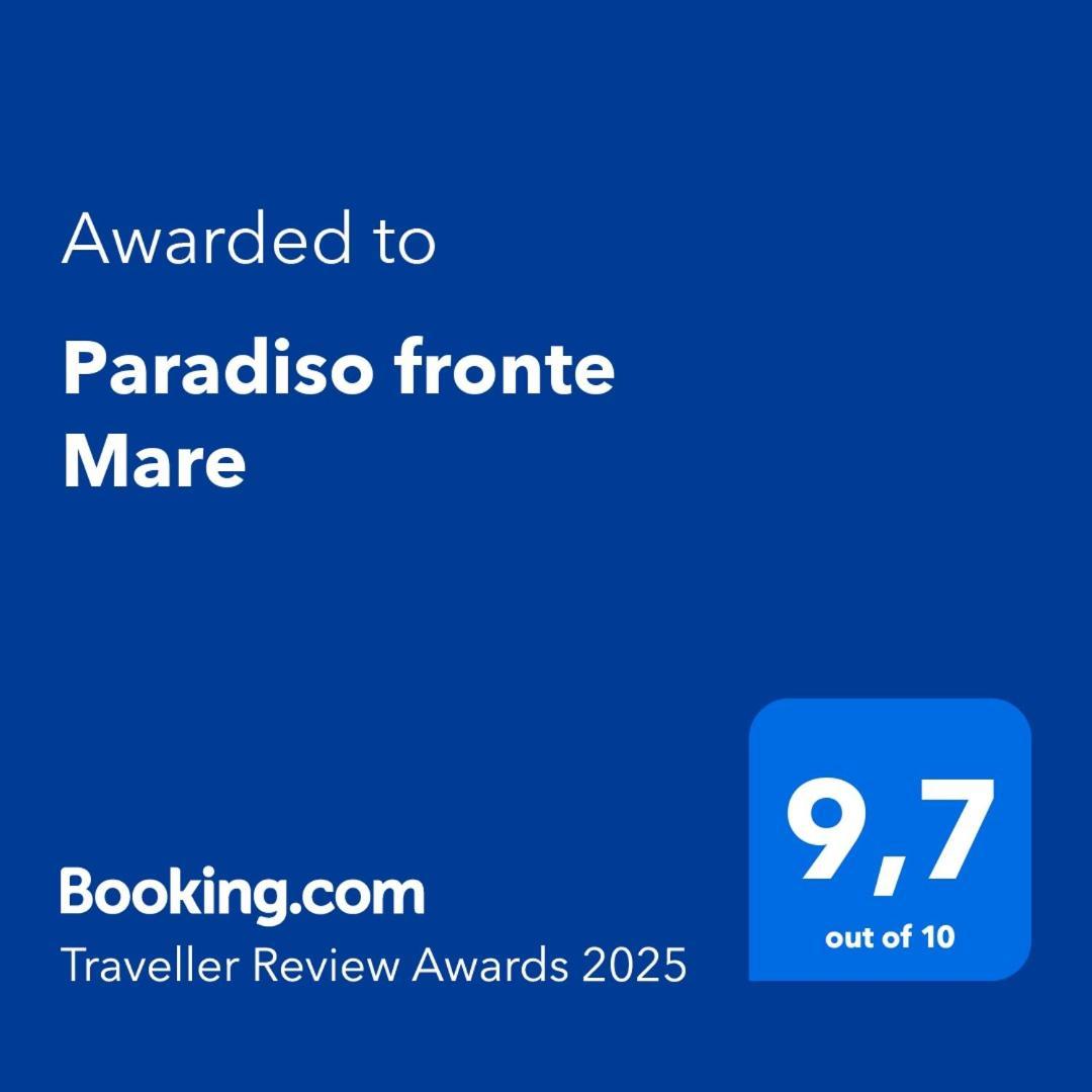 Paradiso Fronte Mare Villa Agnone Bagni Exterior foto